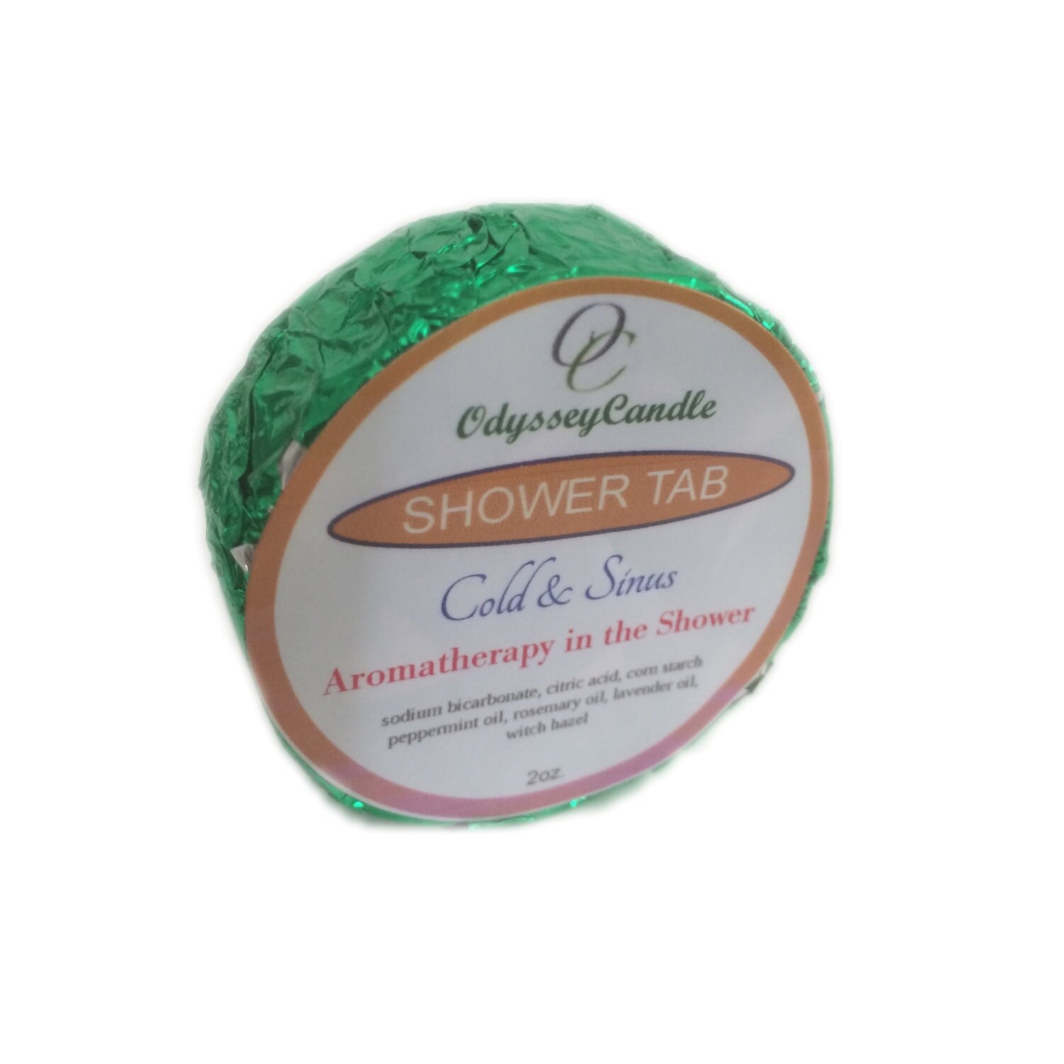 Aromatherapy Shower Tab by OdysseyCandle on Etsy