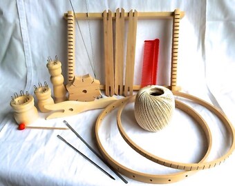 XXL children chraft / weaving loom / knitting doll / fork / round loom / star knotting / handcraft