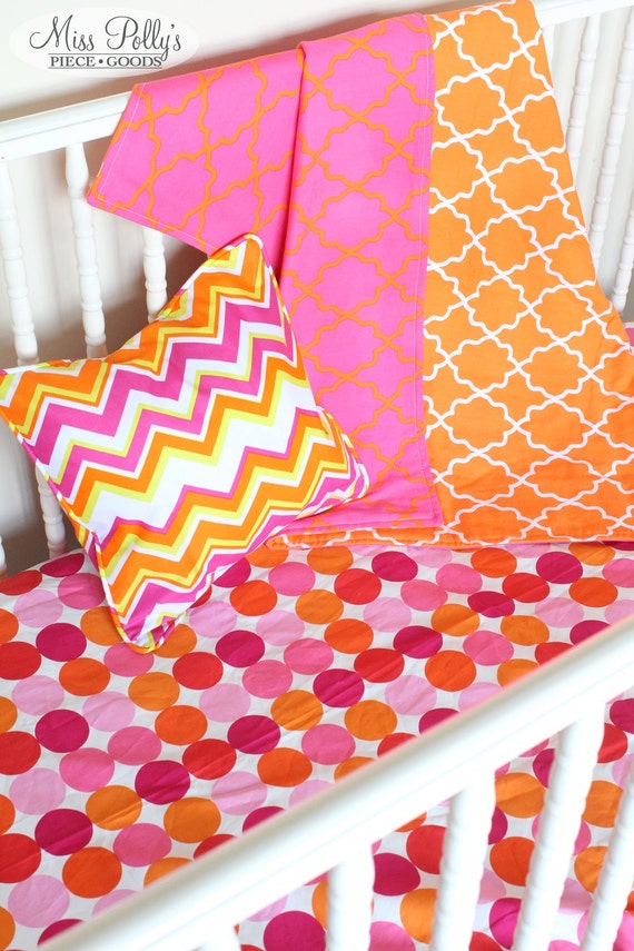 Custom Modern Baby Crib Bedding Design Your Own Cobalt