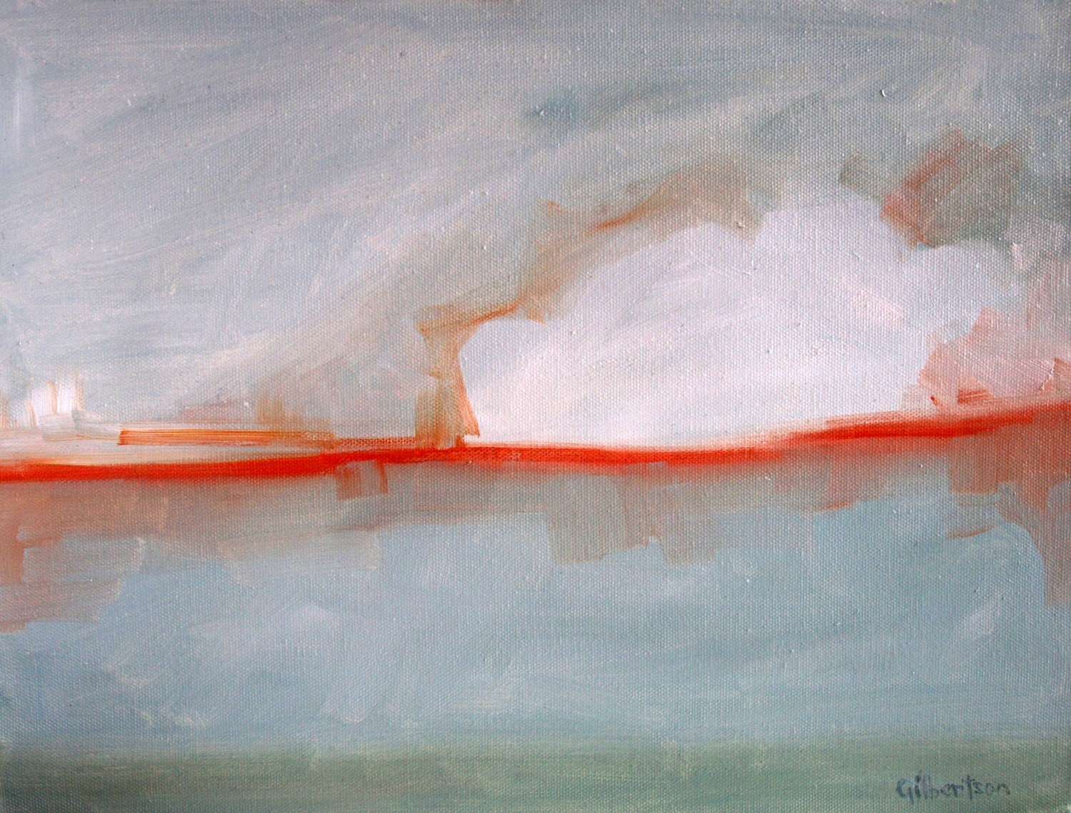 Abstract Cloud Original Oil Painting by SaraGilbertsonStudio