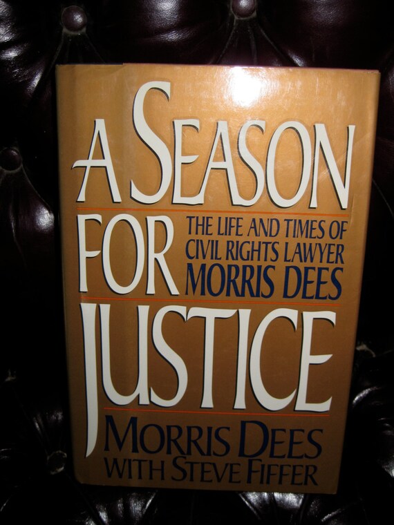 Morris Dees Southern Poverty Law Center Founder Signed Book