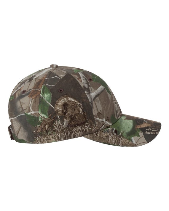 Monogrammed Personalized Dri Duck Hunting Hat Turkey Cap