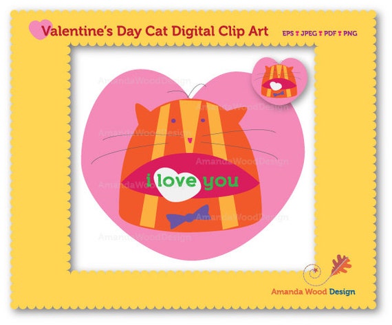 cat valentine clip art - photo #46