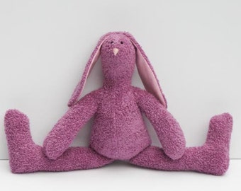 purple bunny soft toy