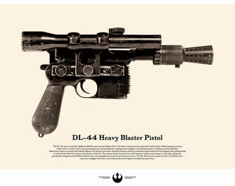 Star Wars Weapon Poster - Han Solo Blaster