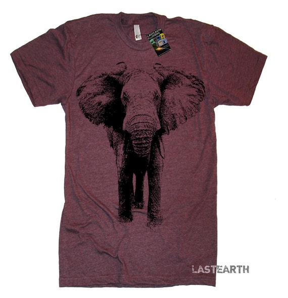 Mens Elephant T Shirt Mens Tshirts Tee S M L Xl and Xxl