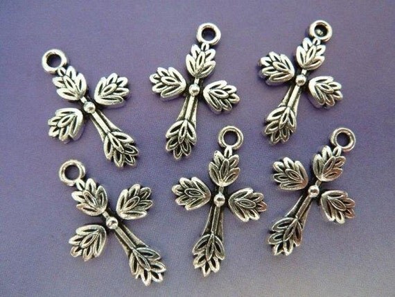 pendants christian, antique silver etsy 10 pendants, cross cross,