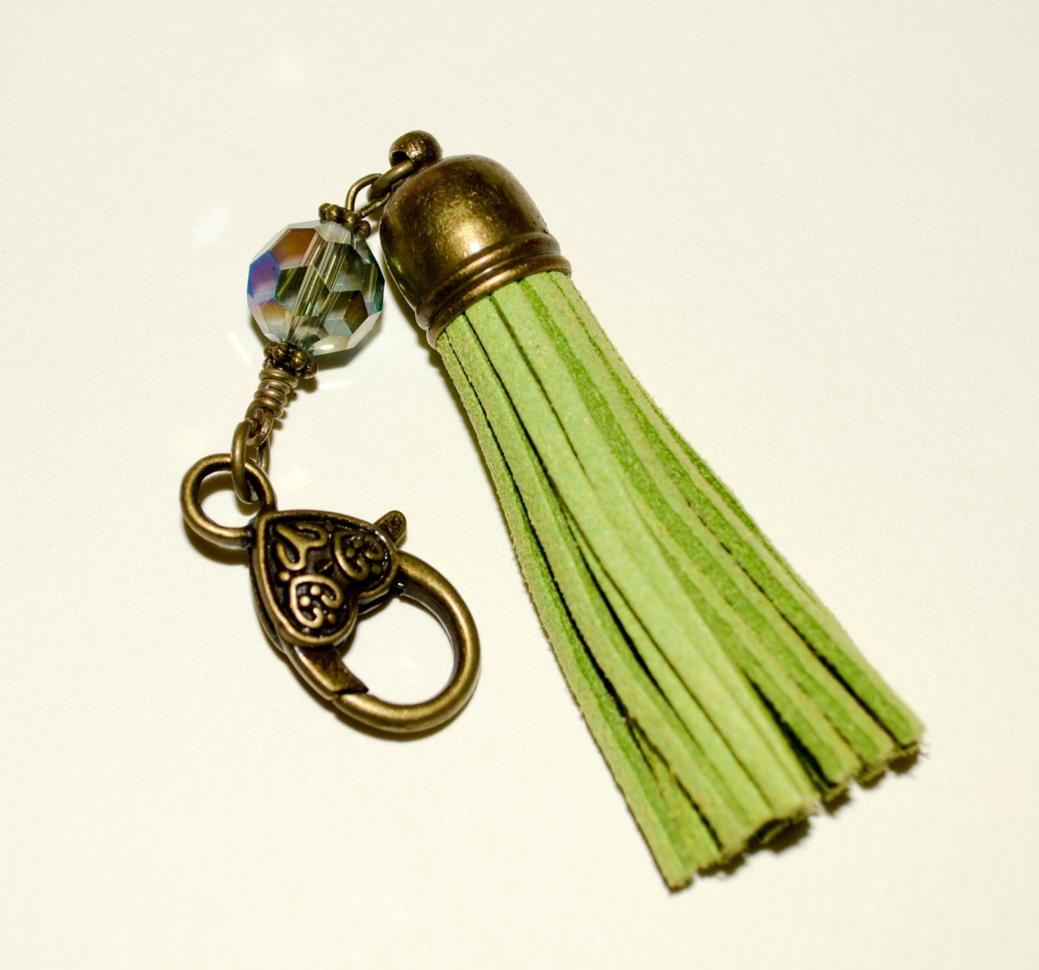 Handbag Accessories Set Set of Seven Bag Charm Clips Rainbow