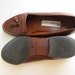 etienne aigner loafers / brown leather loafers 7