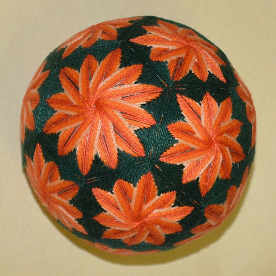 Temari ball by mfrid on Etsy