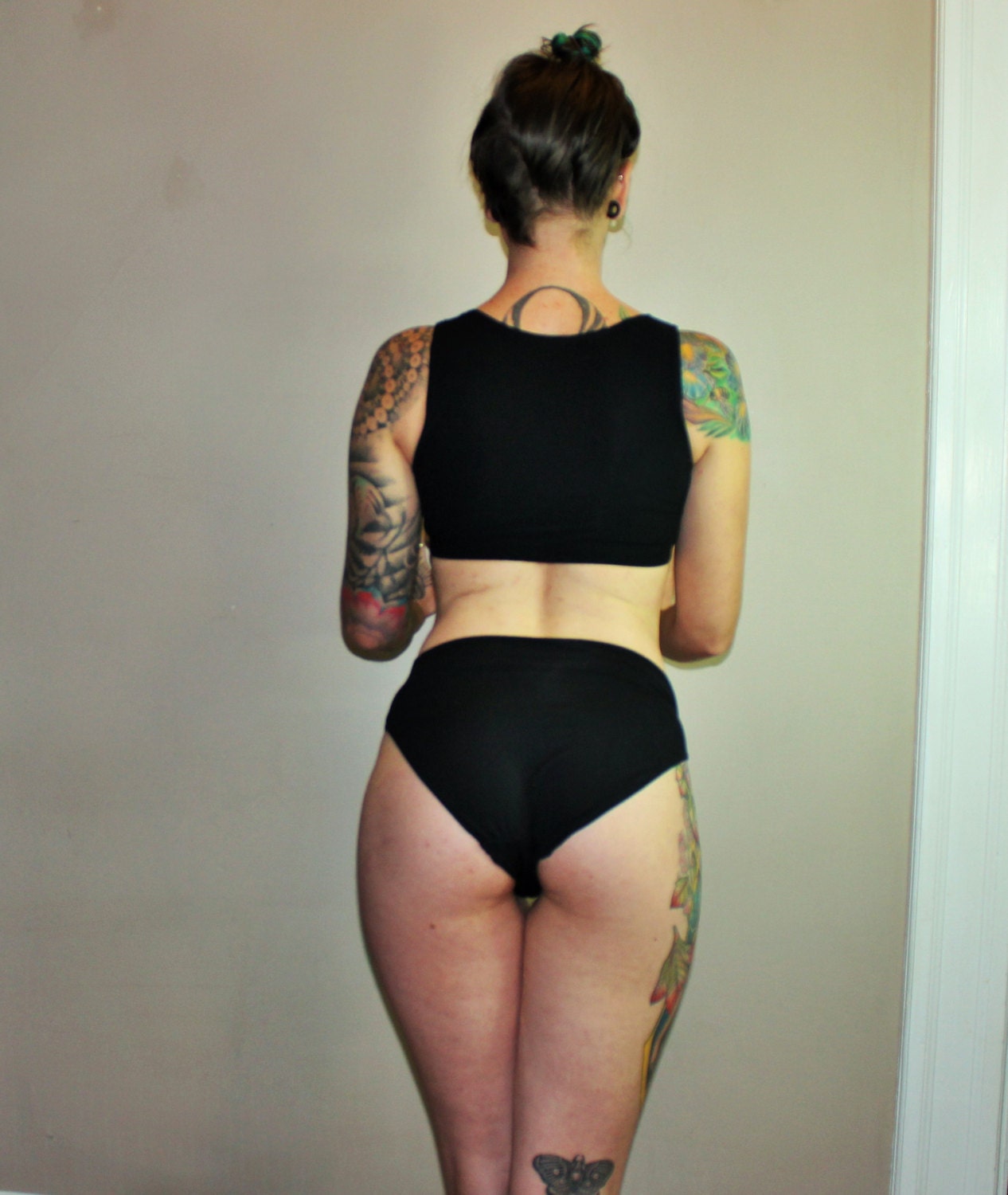 Custom Bamboo 80's French Cut High Waisted Retro Underwear