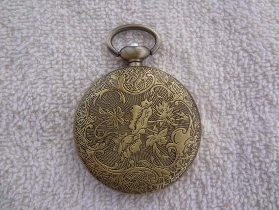 Empty Pocket Watch Case by shellartbyjordan on Etsy