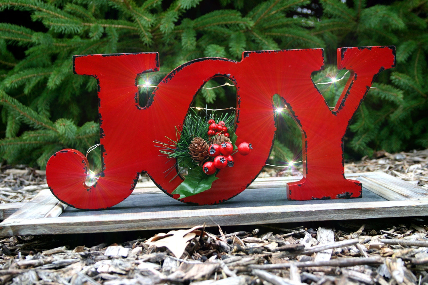 Sale Lighted Joy Sign Christmas Joy Sign Christmas Mantel