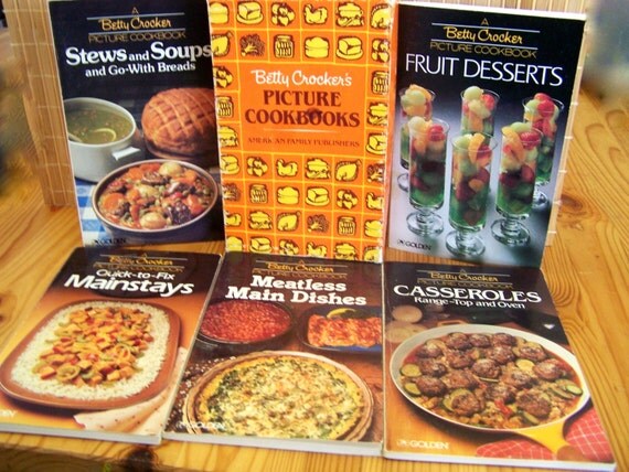 Vintage 60's BETTY CROCKER PiCTURE COOKBOOKS by ...