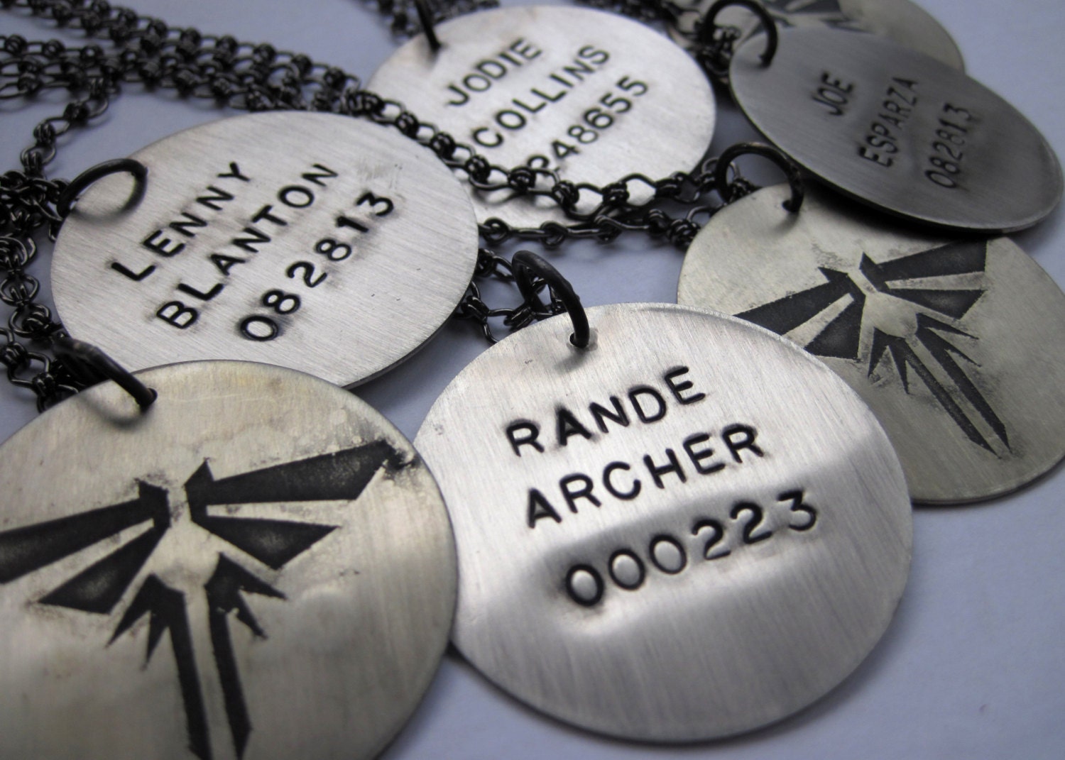 The Last of Us Inspired Custom Name/Number Firefly Pendant