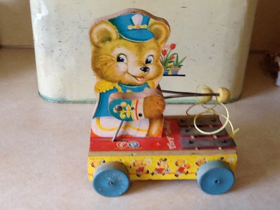 fisher price tiny teddy xylophone