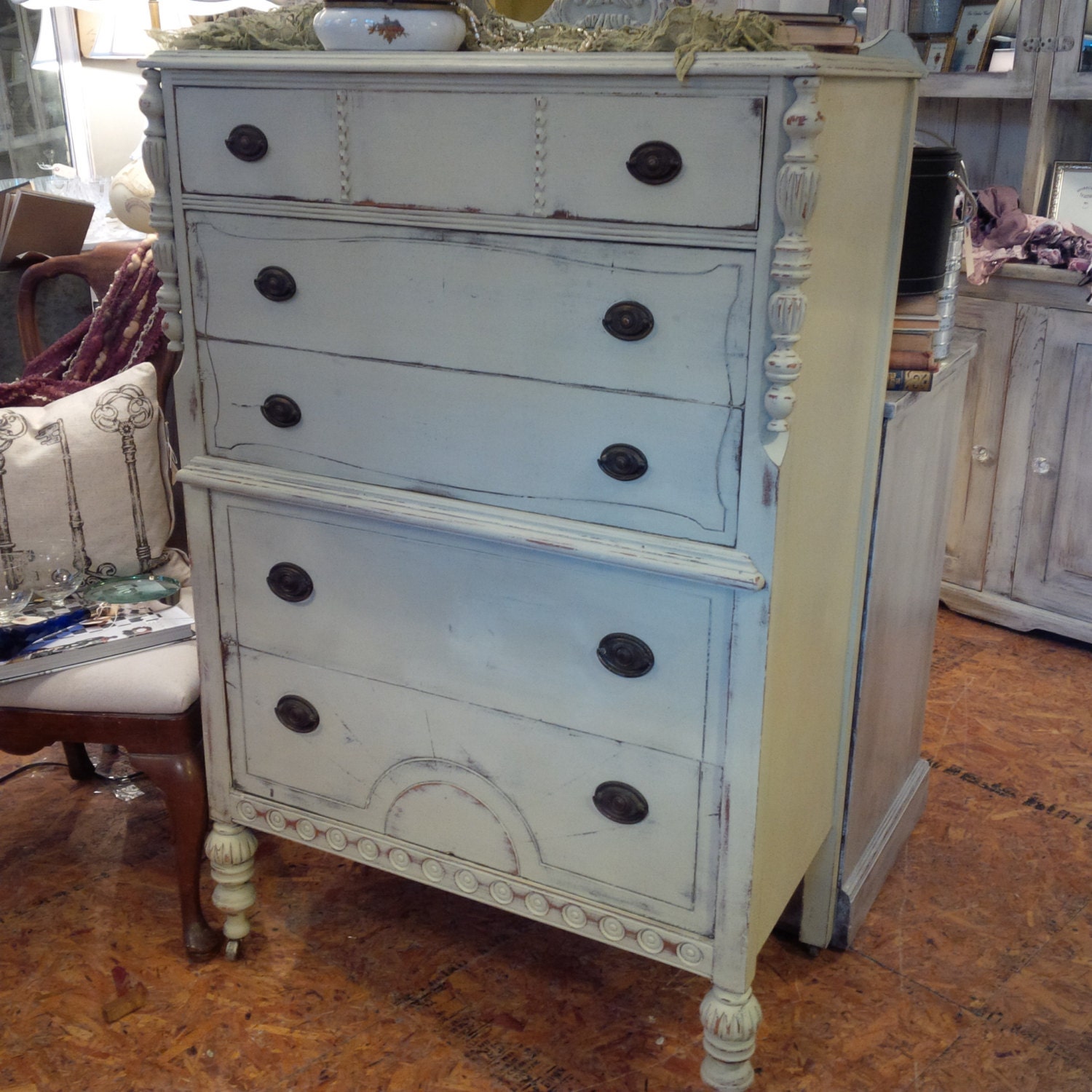 Vintage Painted Cottage Dresser – Haute Juice