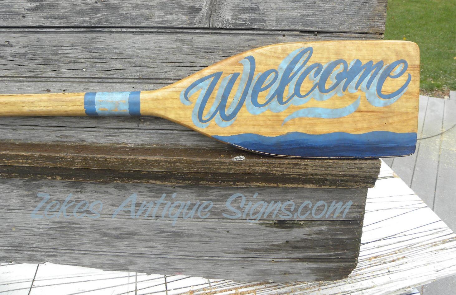 Paddle Sign wooden original handmadelettered ZO