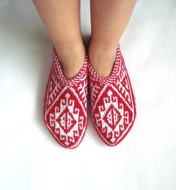 adult slippers Traditional Hand Knitted Turkish by adult slippers Traditional Hand Knitted Turkish by