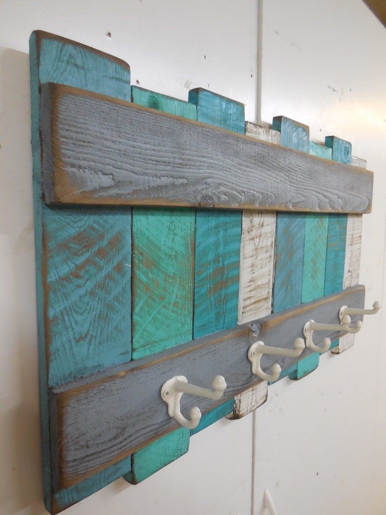 Nautical Coat Rack Beach Theme Coat Rack Rustic Beach Wall