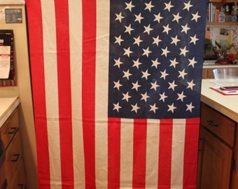 Vintage 50 Star American Flag