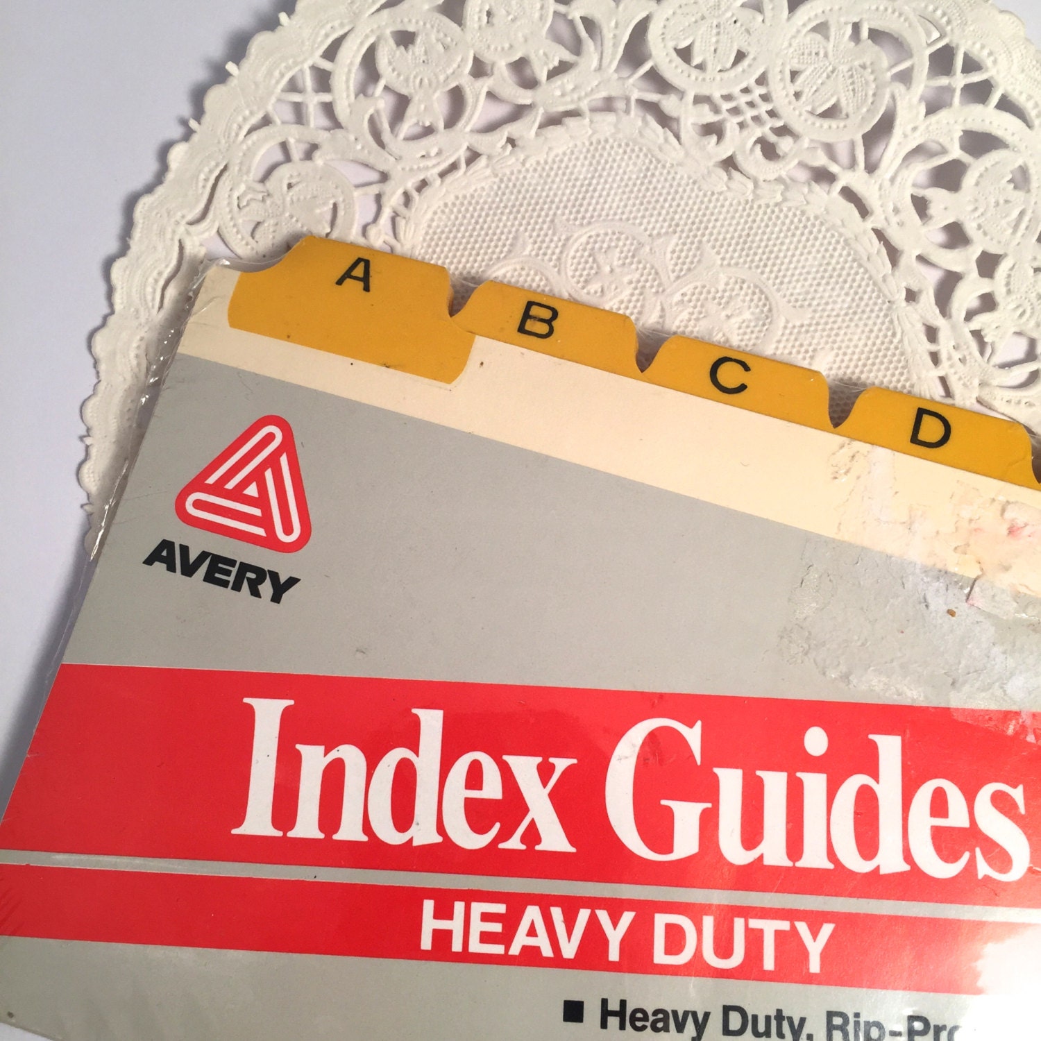 Index Cards by Avery 3 x 5 / Vintage 4x6 Avery Index Card