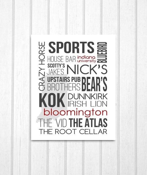 Bloomington Indiana Bars Indiana University Hoosiers