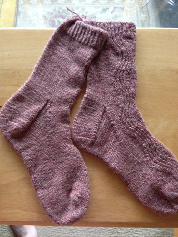 Hand Knit Alpaca Socks