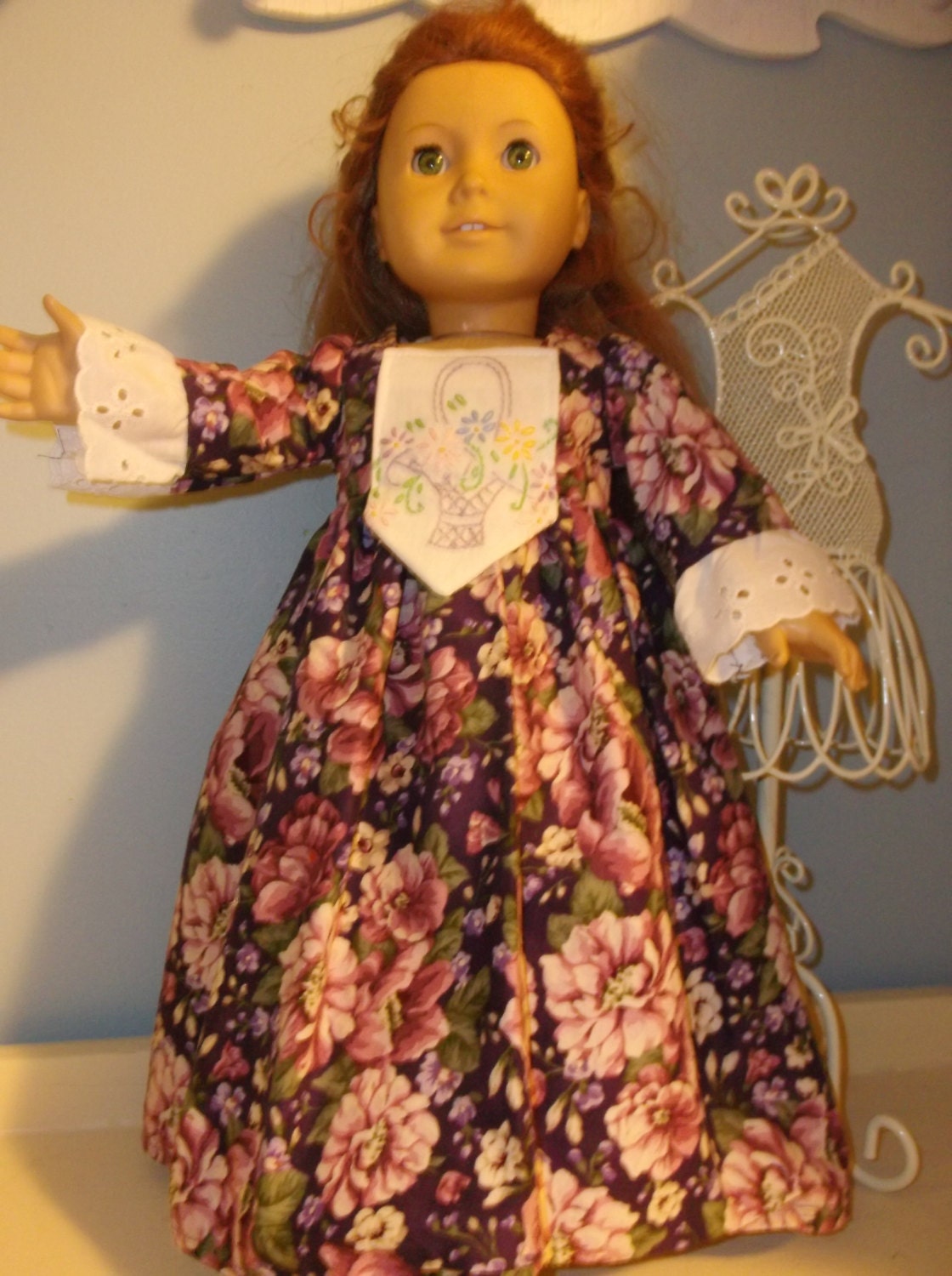 18 Inch Doll Historic dress Colonial perfect for Felicity
