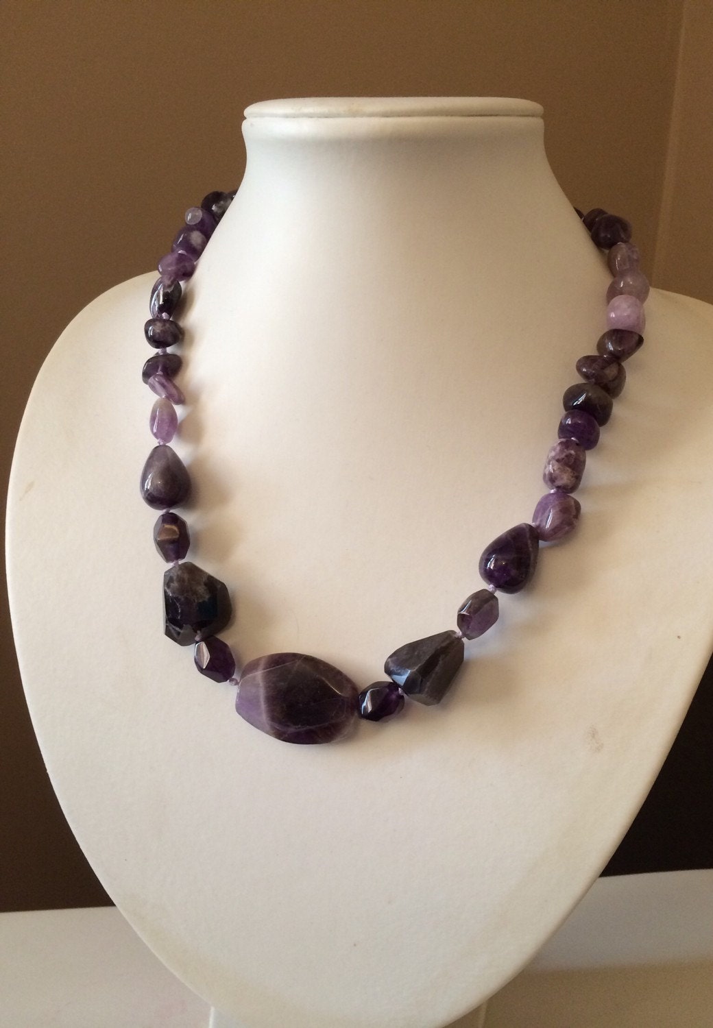 amethyst stone necklace