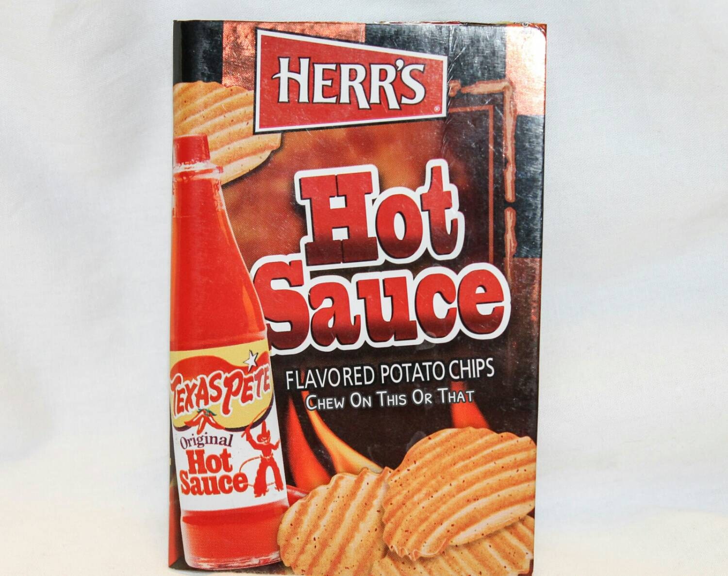 Herr's Texas Pete Original Hot Sauce Potato Chips Notebook
