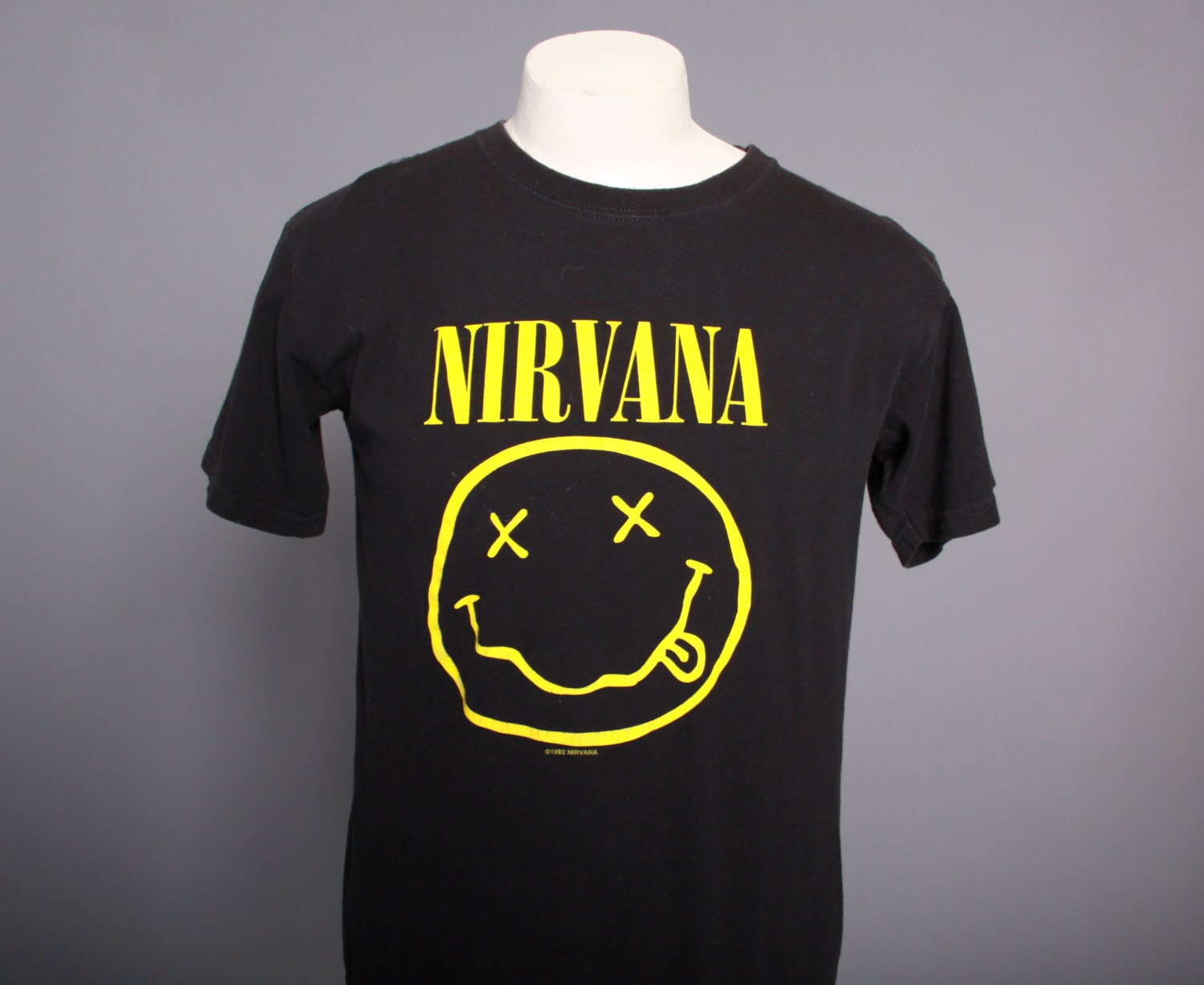 nirvana smiley face shirt