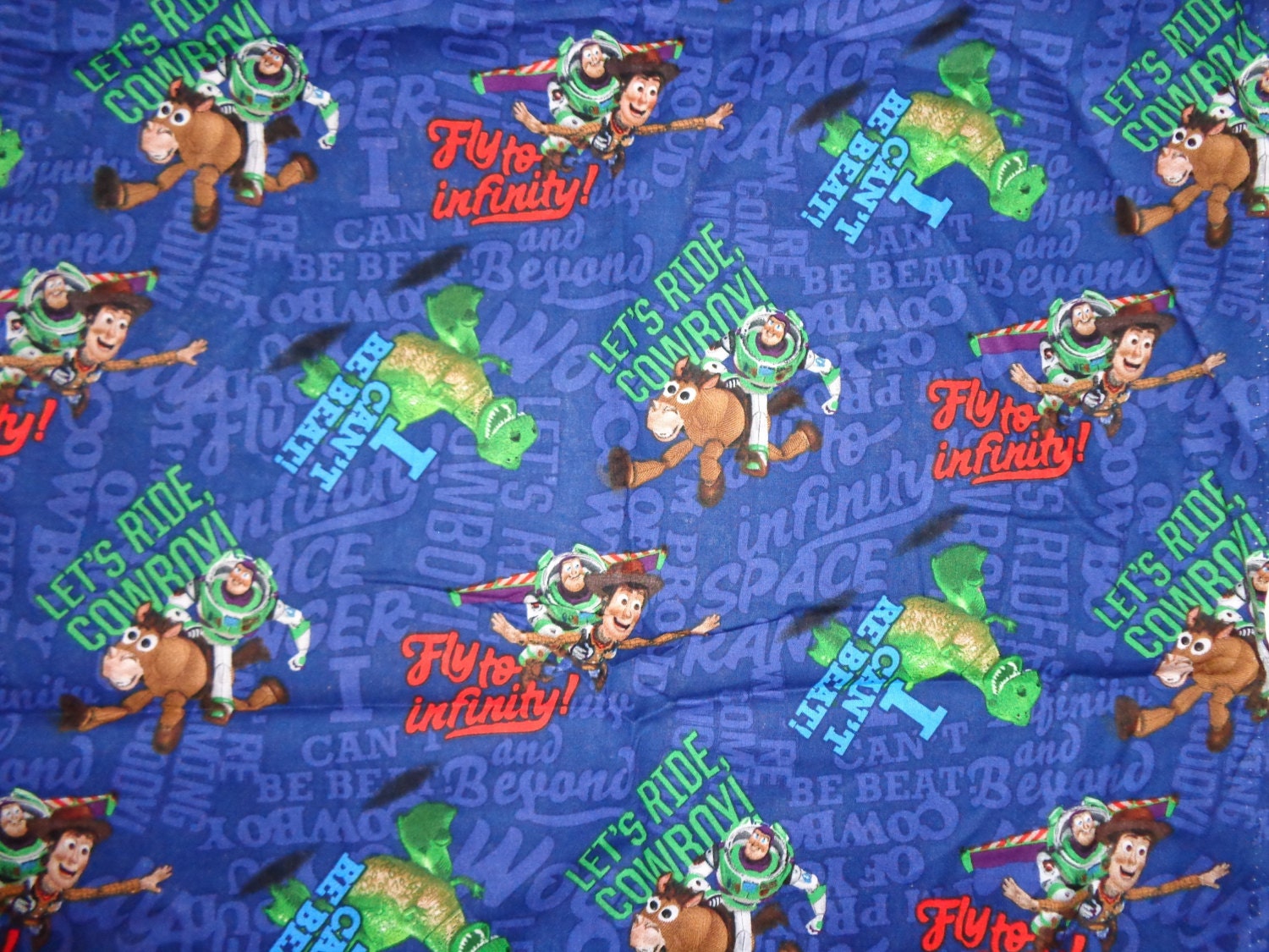 toy story fabric panel