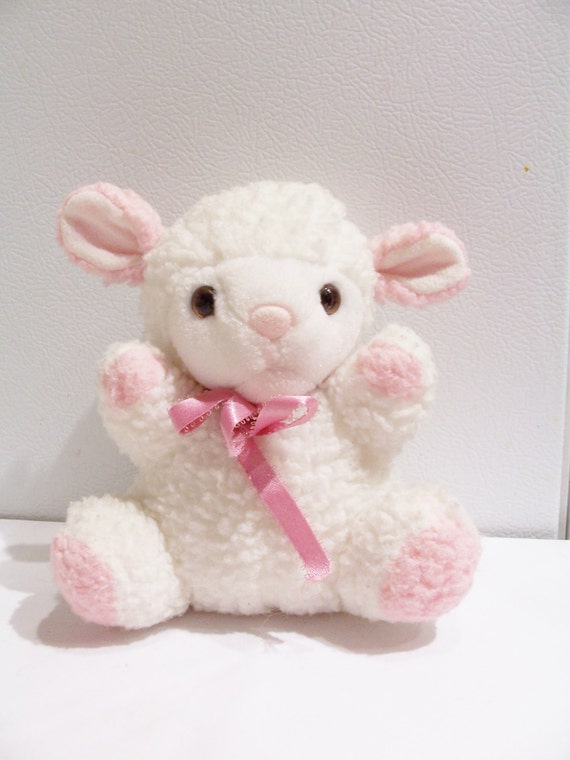 vintage stuffed sheep