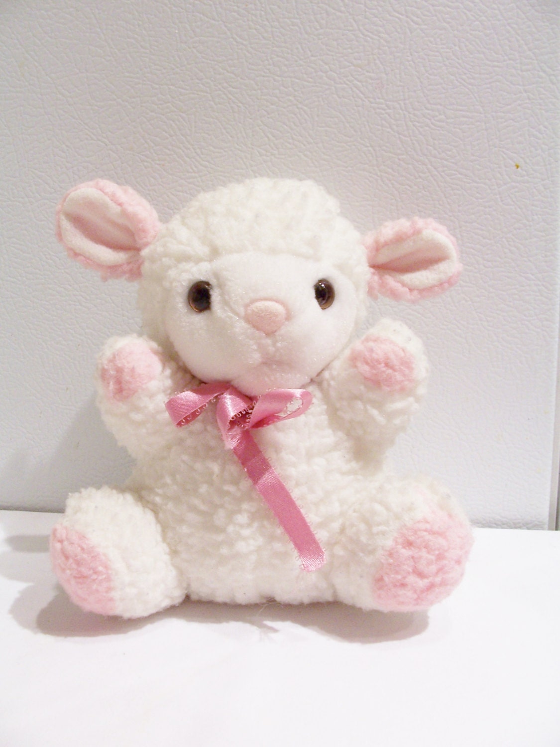 small stuffed lamb