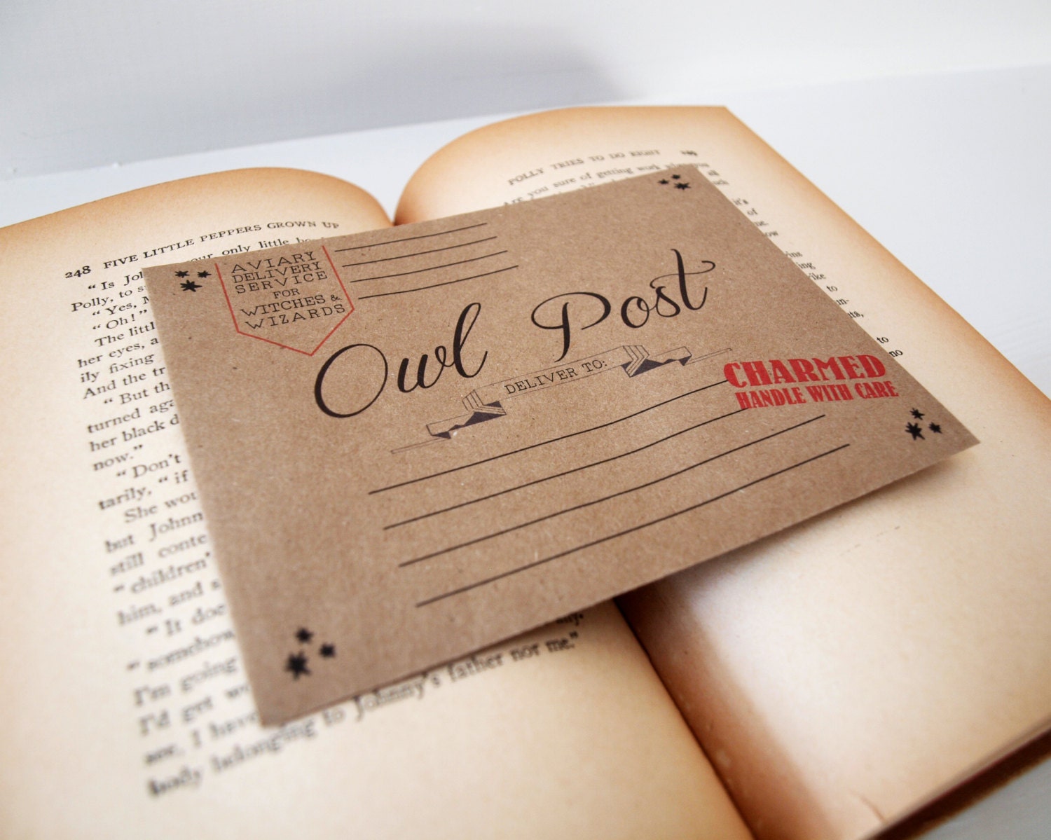 Harry Potter Inspired Owl Post Envelopes by AfternoonCoffee