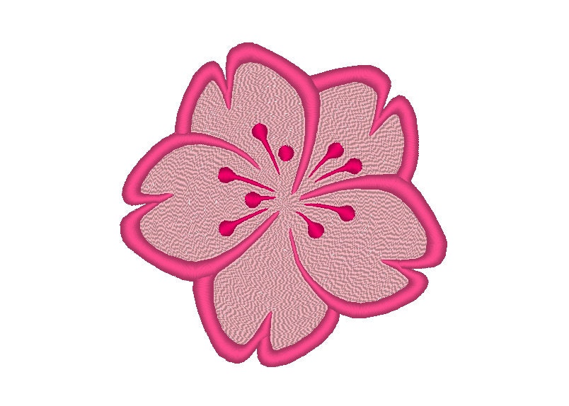 Cherry Blossom Embroidery Design