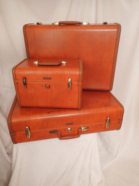 Vintage Samsonite 3 piece luggage set