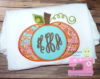 monogram pumpkin shirt