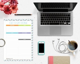 Items similar to Get Stuff Done Printable Filofax To Do List, A5 ...