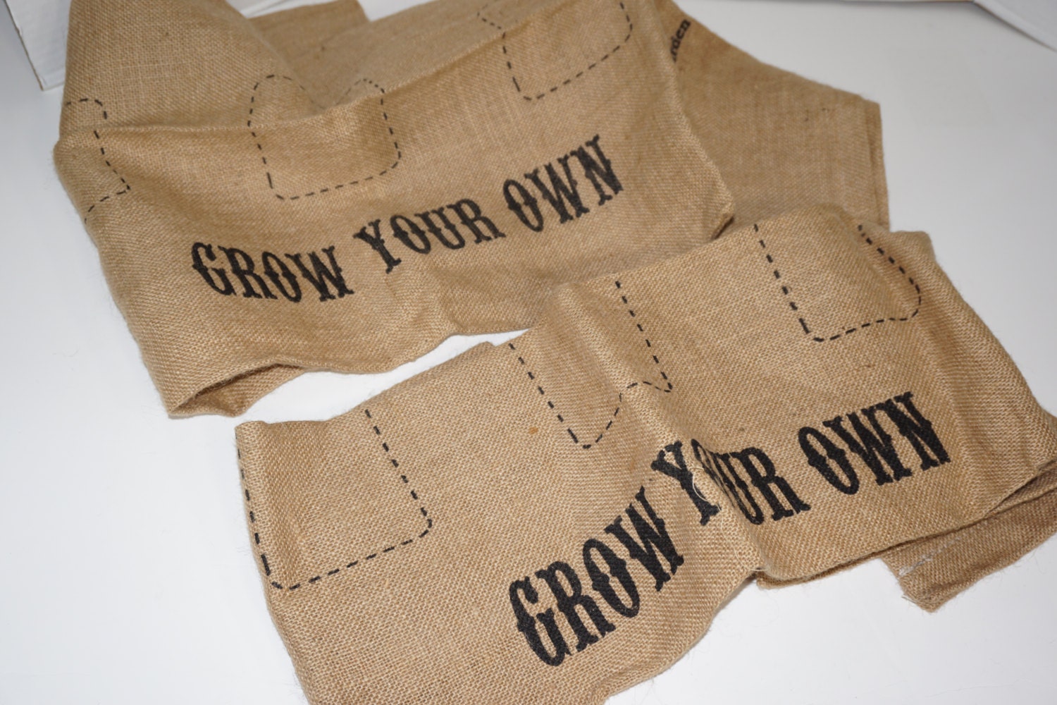 Burlap Gardening Bags Gardens in a Bag Garden Containers