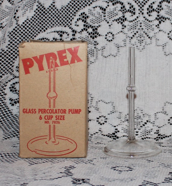 Pyrex Flameware Replacement Part Stem Pump For 6 Cup By