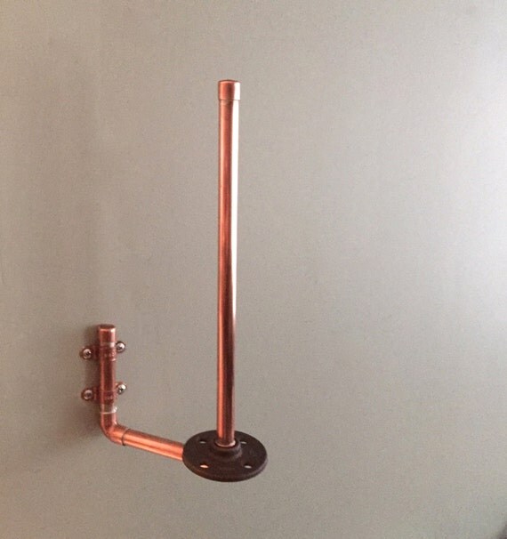 Vertical Wall Mount Paper Towel Holder pipe paper towel holder industrial kitchen design copper Vertical Wall Mount Paper Towel Holder pipe paper towel holder industrial kitchen design copper