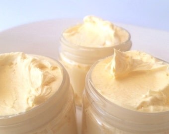 Mango Pineapple Whipped Shea Butter, Body Butter, Natural lotion, homemade cream, shea lotion, paraben free lotion