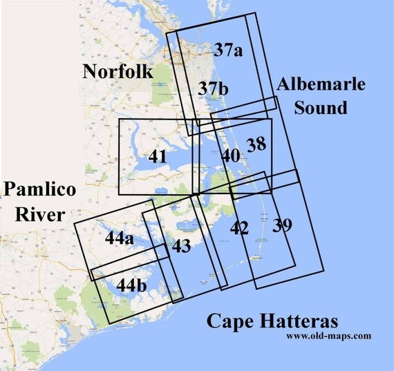 Pamlico River 1881 Nautical Map Reprint 80000 Ac North By Oldmap