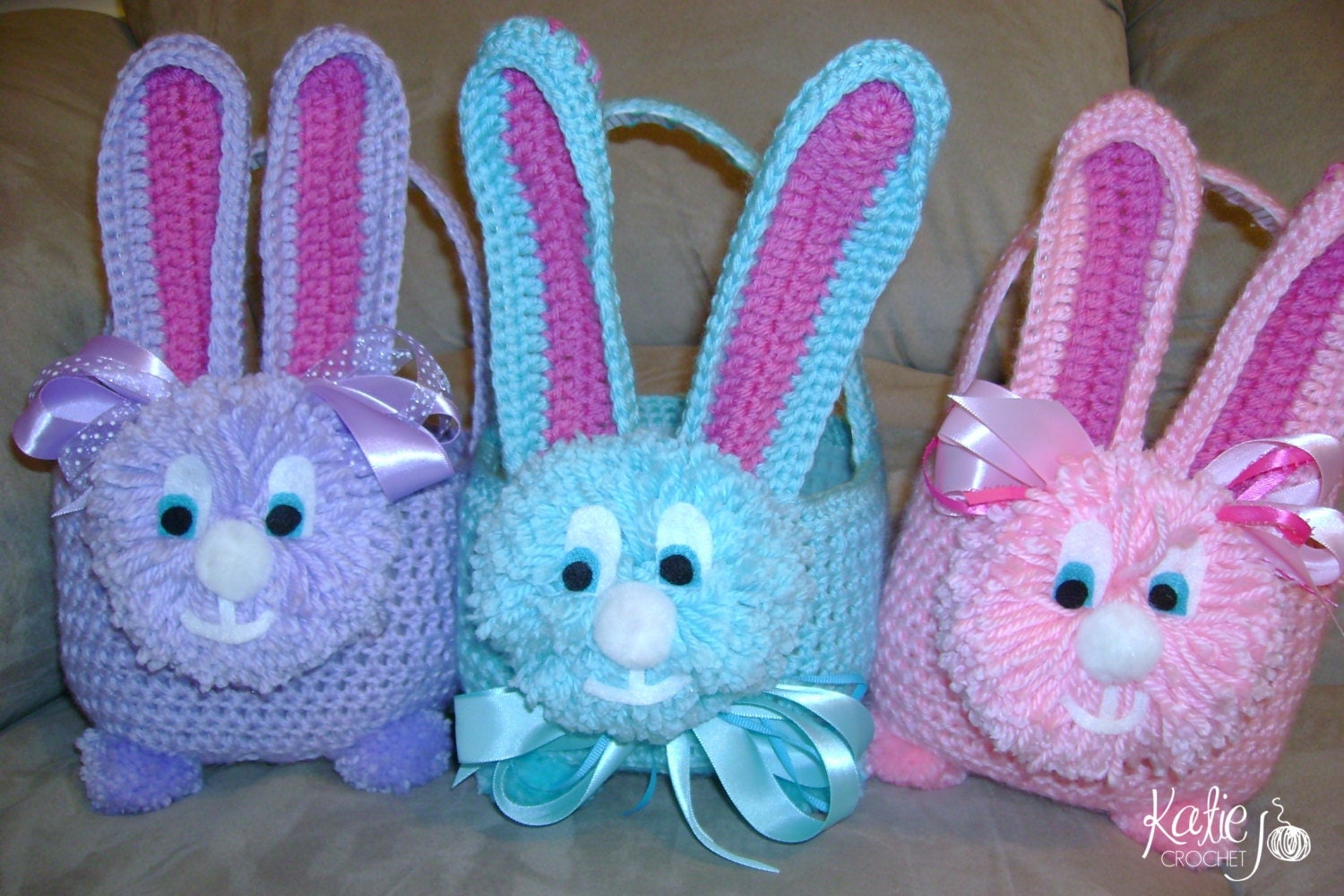 Easter Bunny Basket Crochet Pattern