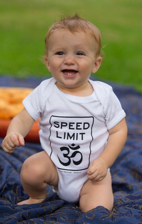 Speed Limit Om®  Baby Onesie