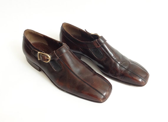 Vintage Pierre Cardin Men's Brown Monk Strap by RedDogVintage