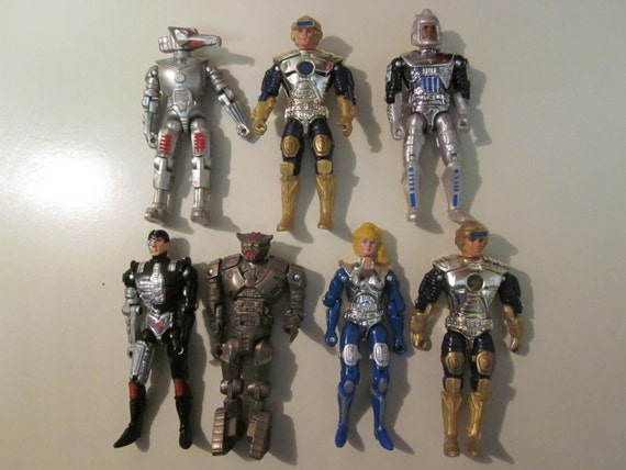 rare figure lines action Toy CAPTAIN Figure POWER Line Free Action 80s Lot Vintage