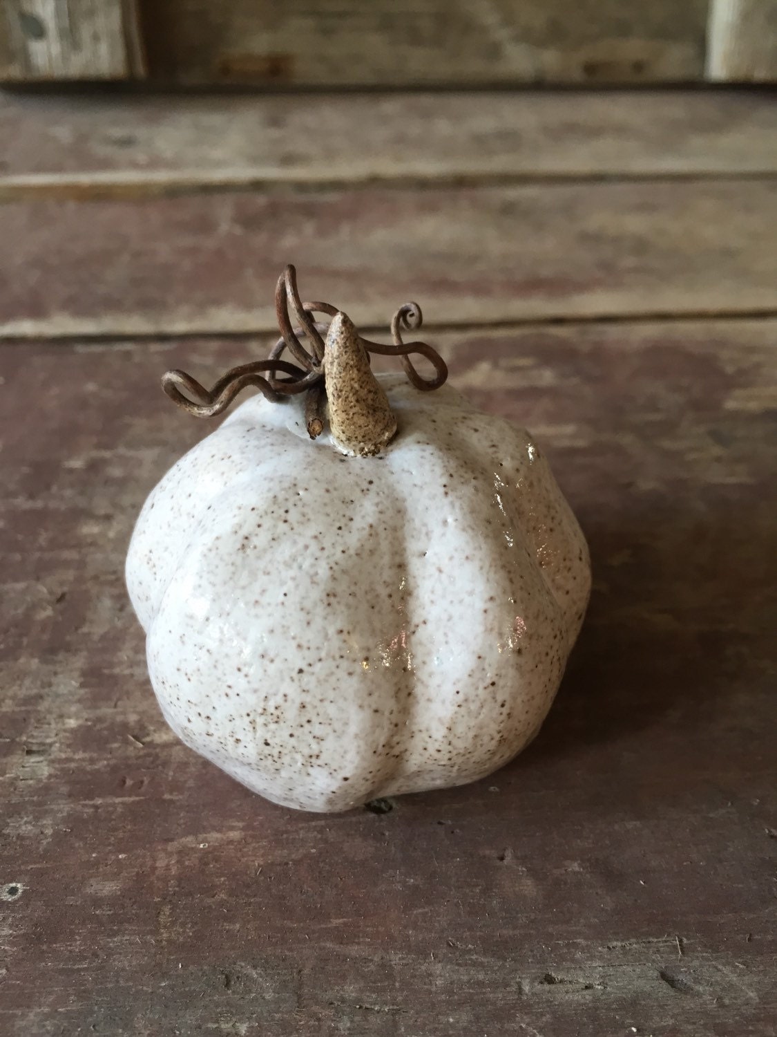 Pumpkin handmade pottery